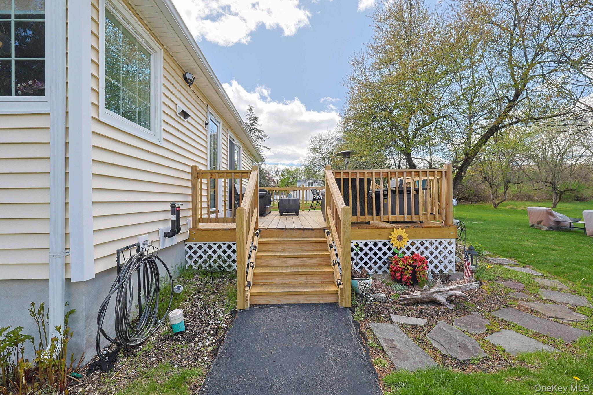 108 St Andrews Road Walden, NY 12586 - Photo 21 of 34 Spacious new deck to enjoy with dual entry.