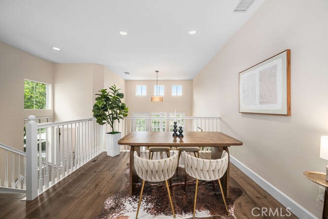 46 Hinterland Way Ladera Ranch, CA 92694 - Photo 17 of 46 a view of a dining room with furniture window and wooden floor