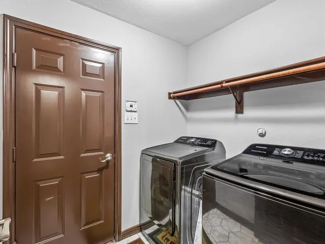 a view of storage and utility room