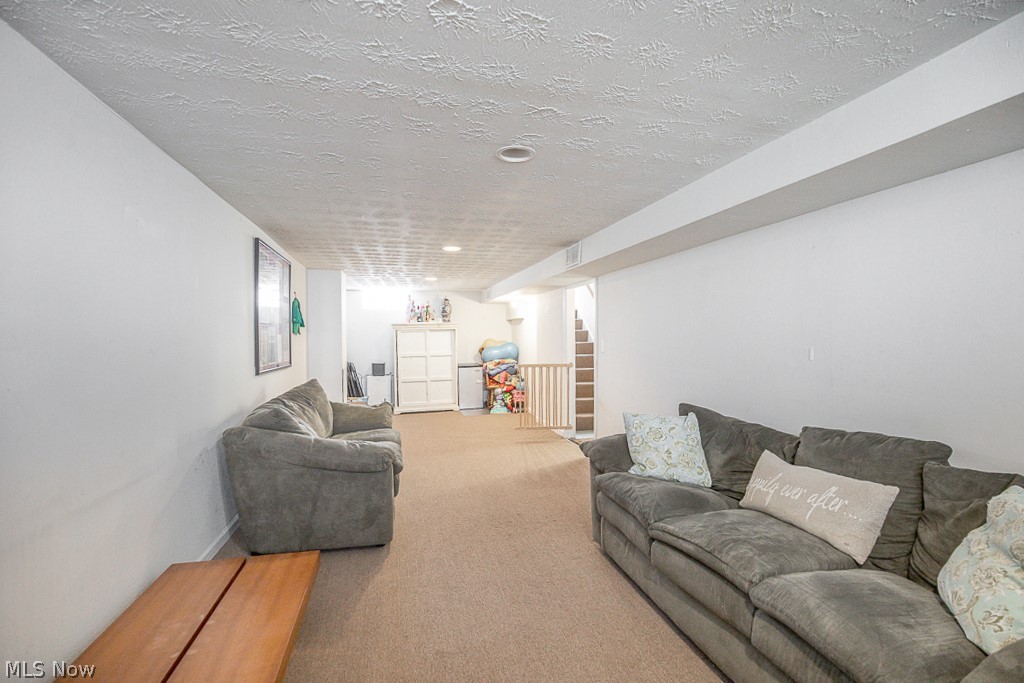 1646 Harwich Road Cleveland, OH 44124 - Photo 32 of 39 Partially finished carpeted Basement