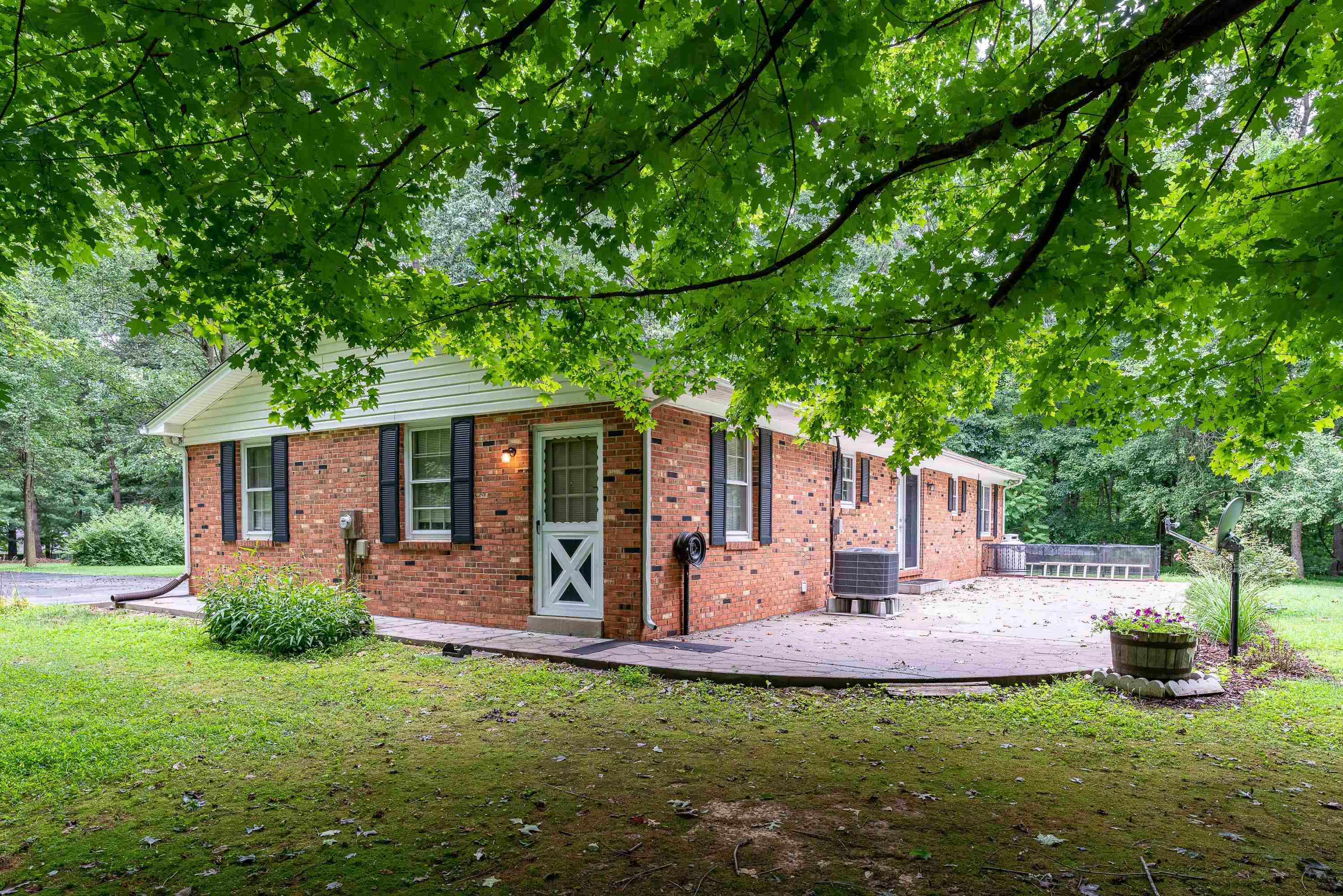 431 Springfield Estates Drive Rileyville, VA 22650 - Photo 25 of 44 a view of a house with backyard and porch