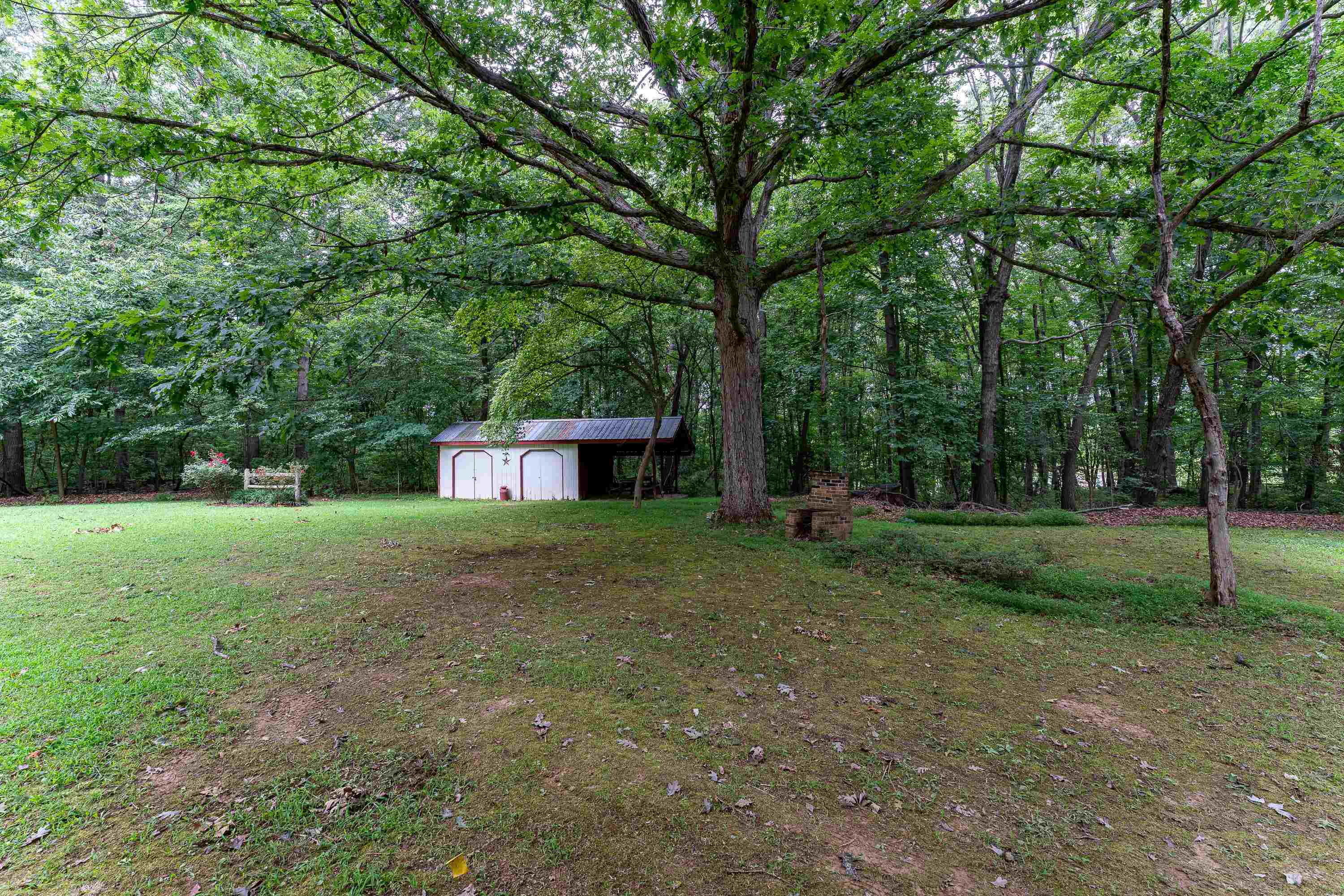 431 Springfield Estates Drive Rileyville, VA 22650 - Photo 31 of 44 a view of a backyard with large trees
