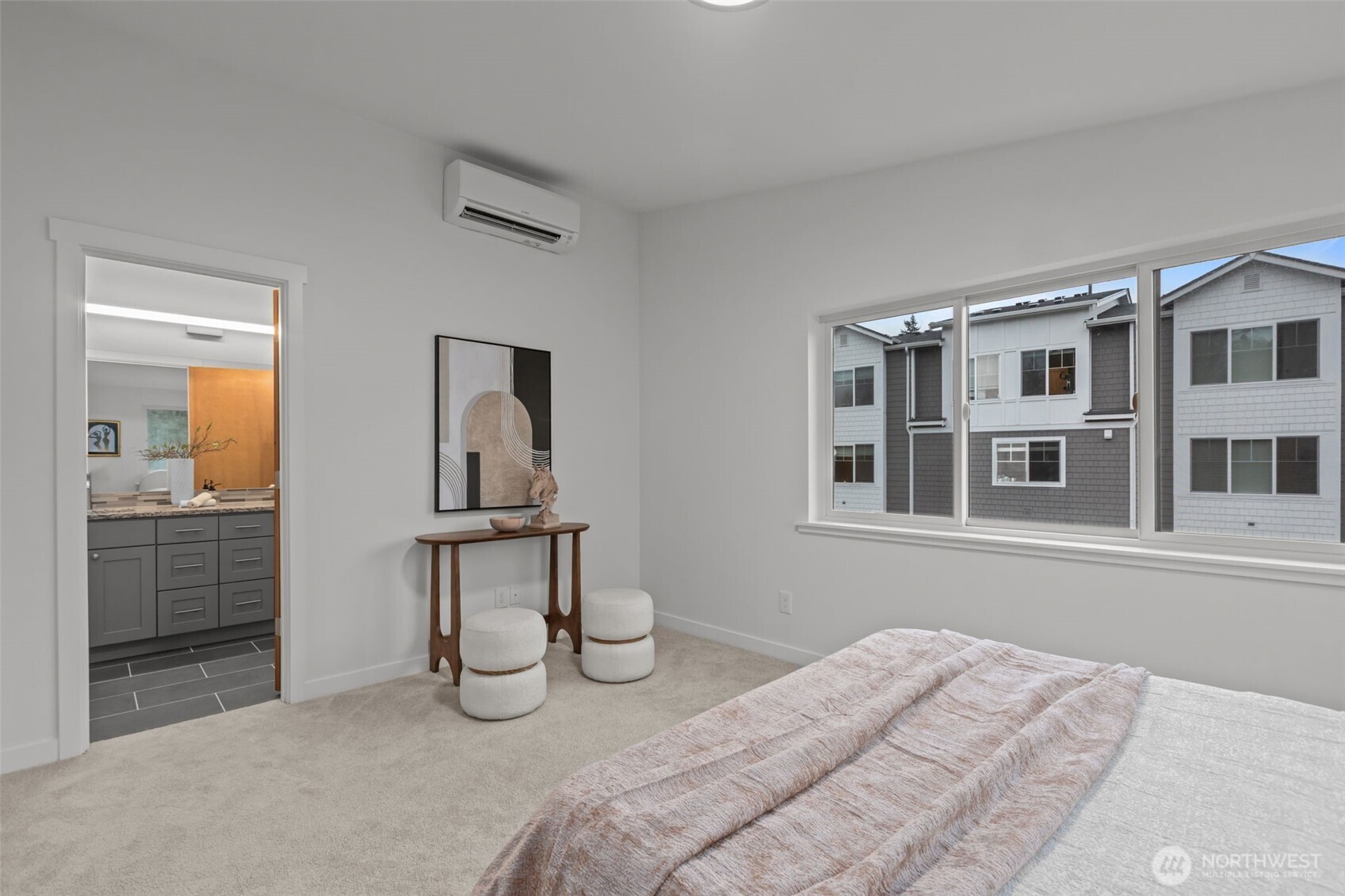 1402 194th Street Southeast, Unit 1 Bothell, WA 98012 - Photo 15 of 31 a bedroom with bed and window