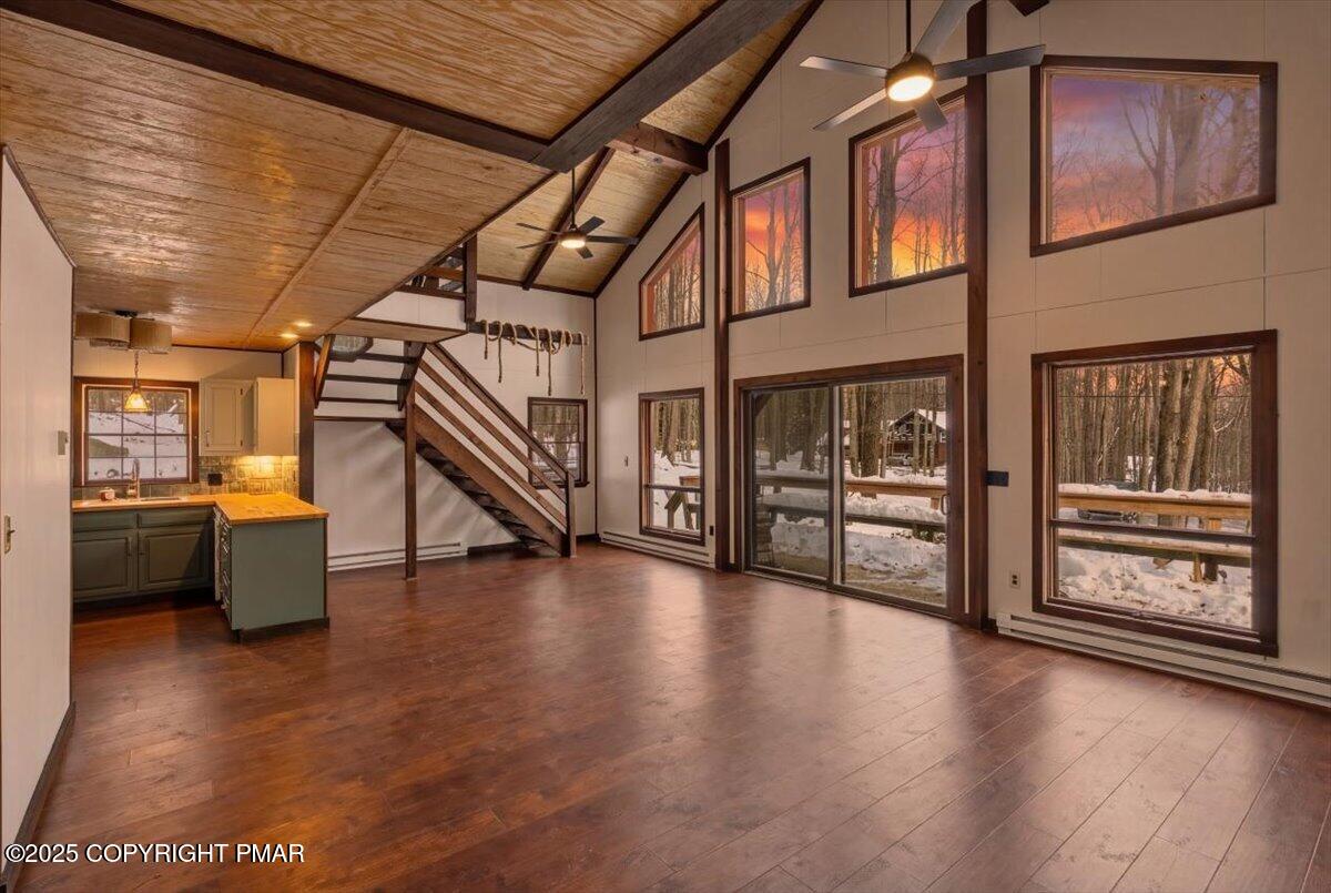 13 Sheffick Road Gouldsboro, PA 18424 - Photo 3 of 38 a view of an entryway with wooden floor