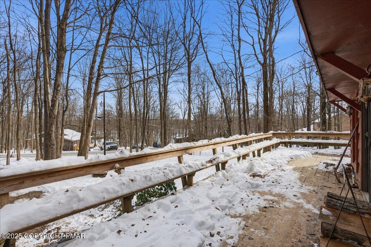 13 Sheffick Road Gouldsboro, PA 18424 - Photo 42 of 46 a view of snow on the side of road
