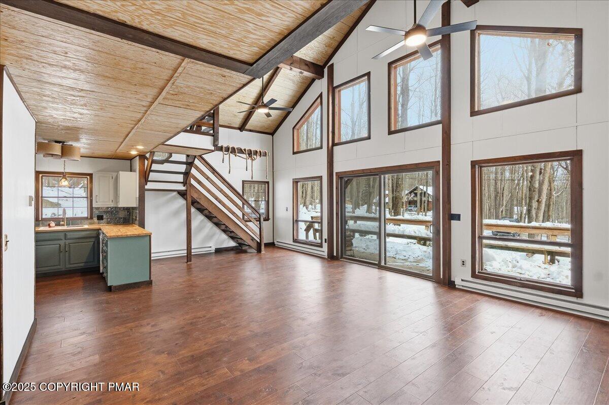 13 Sheffick Road Gouldsboro, PA 18424 - Photo 5 of 38 a view of an entryway with wooden floor