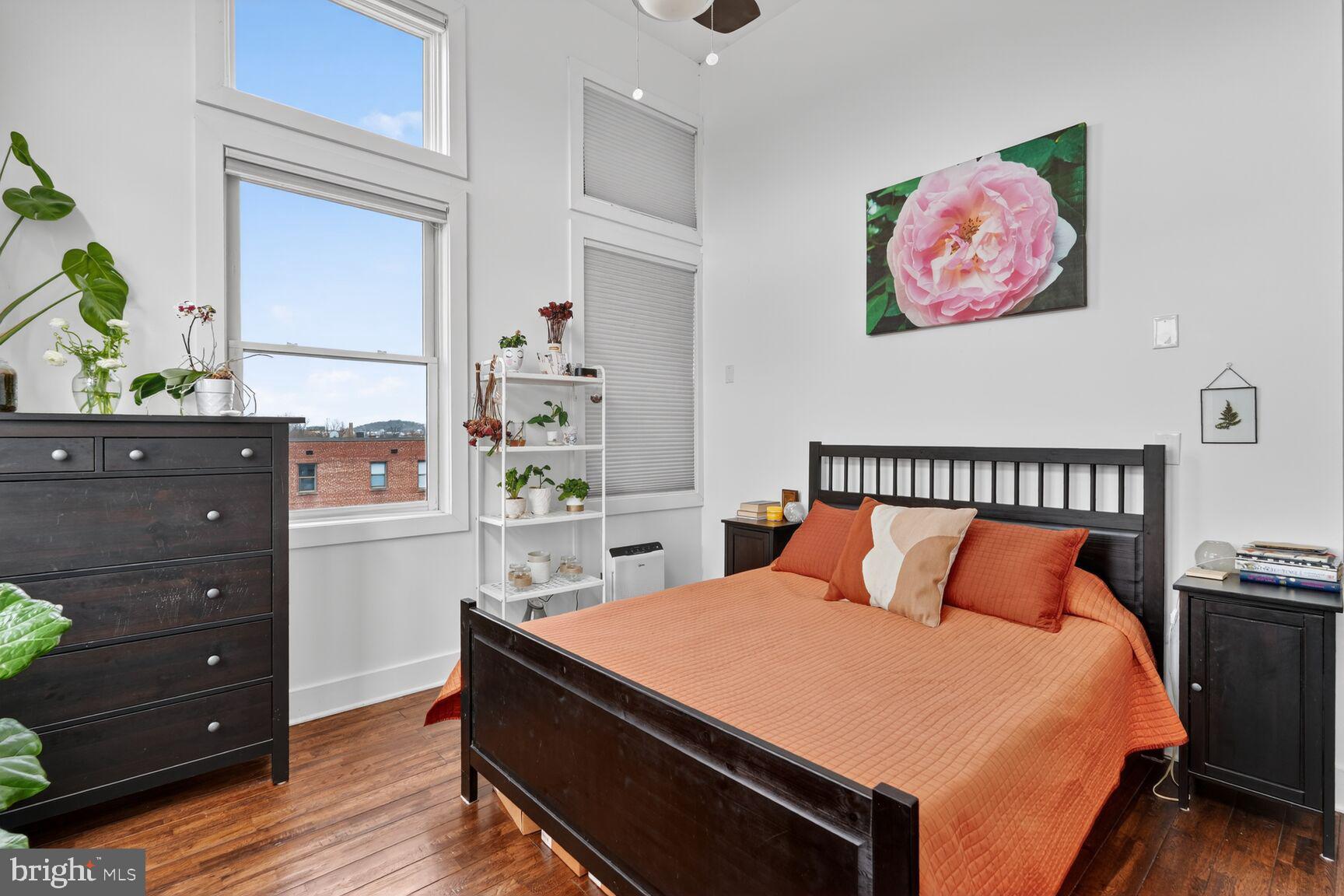 245 15th Street Southeast, Unit 403 Washington, DC 20003 - Photo 11 of 24 Primary Bedroom - High Ceiling and Tons of Light