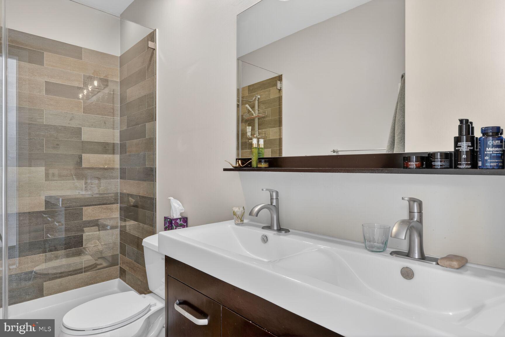 245 15th Street Southeast, Unit 403 Washington, DC 20003 - Photo 13 of 24 Spa-Like Bathroom With Double Sink
