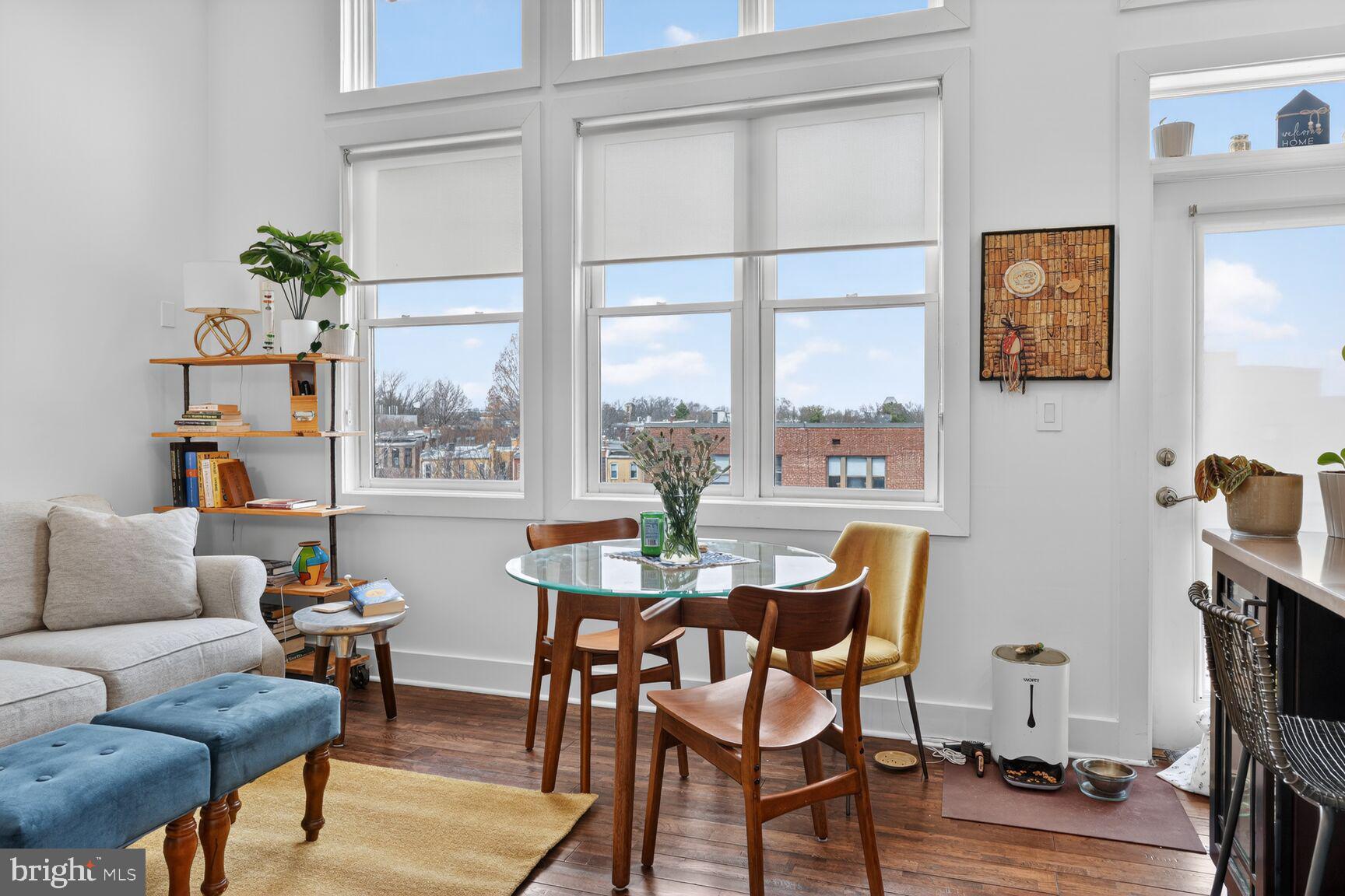 245 15th Street Southeast, Unit 403 Washington, DC 20003 - Photo 10 of 24 Bright Dining Area w/ High Ceiling & Tons of Light