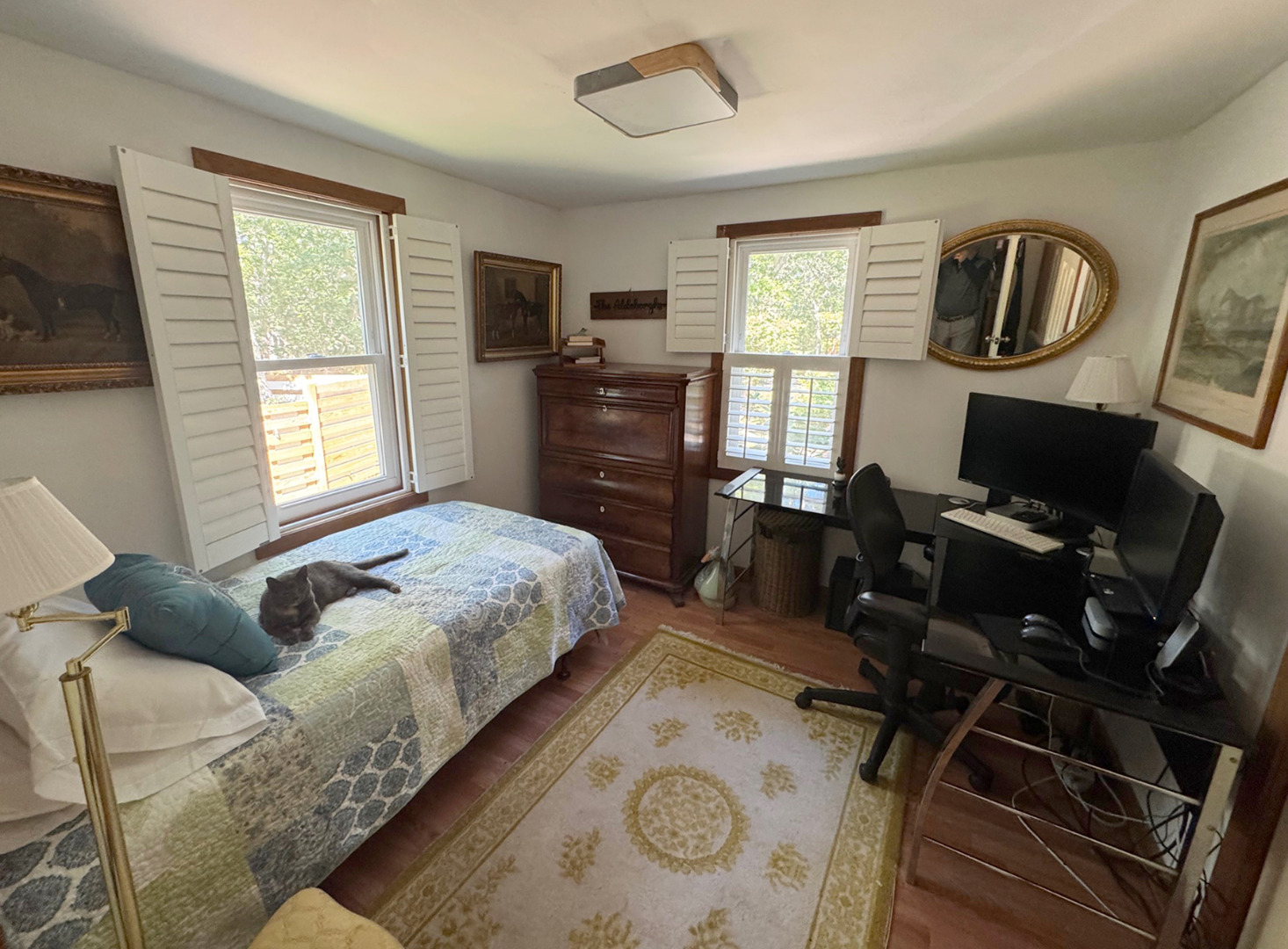 8 Old Purchase Road Edgartown, MA 02539 - Photo 11 of 26 a bed room with a bed television and a window