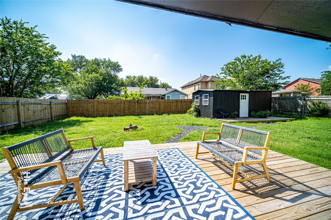 7500 Rio Pass Austin, TX 78724 - Photo 30 of 38 a view of an chairs and table on the garden
