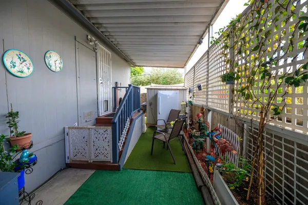a view of outdoor space and deck