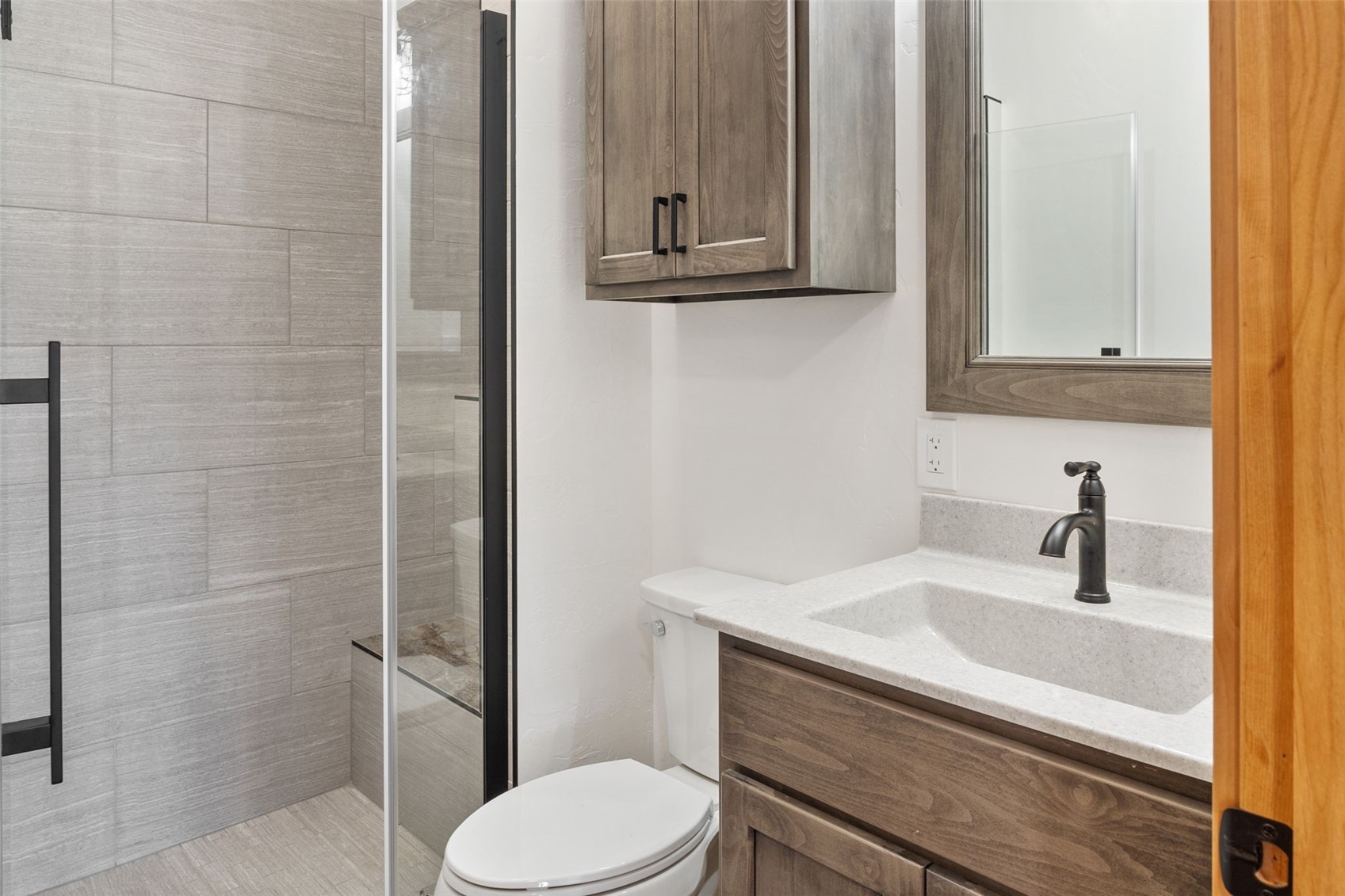 3415 Redhill Road Fairplay, CO 80440 - Photo 36 of 50 a bathroom with a sink a toilet and shower