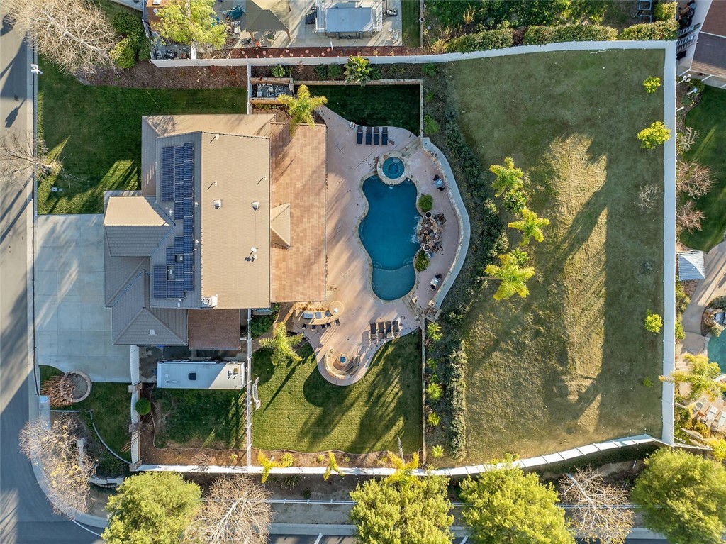 30177 Sagecrest Way Castaic, CA 91384 - Photo 36 of 54 an aerial view of a house with a swimming pool