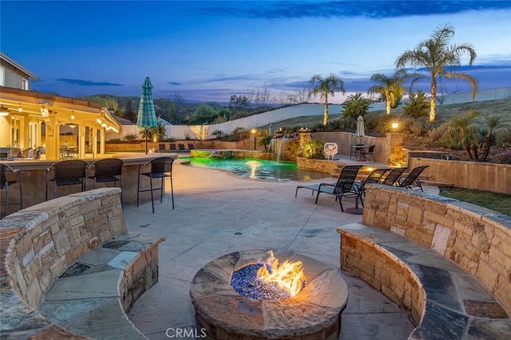 30177 Sagecrest Way Castaic, CA 91384 - Photo 49 of 54 a view of a swimming pool with a patio