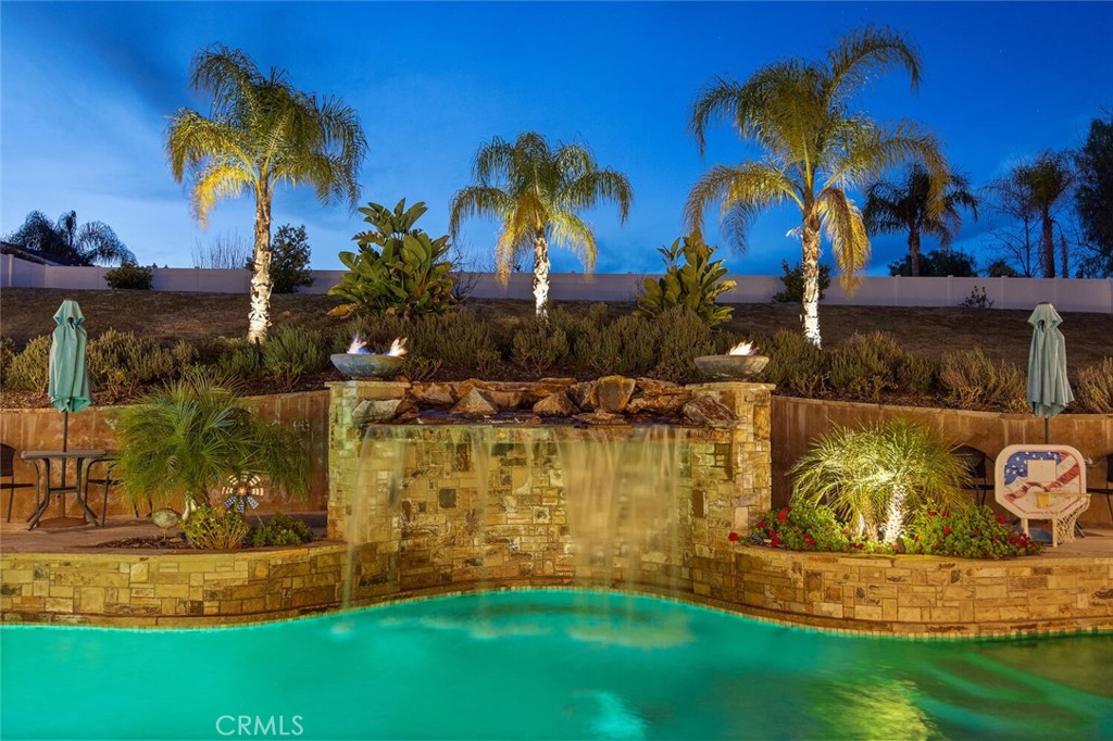 30177 Sagecrest Way Castaic, CA 91384 - Photo 52 of 54 an aerial view of a house with a swimming pool