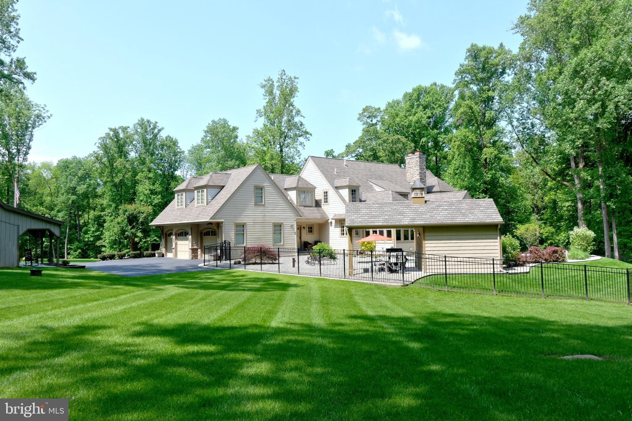 2561 Finn Road Perkiomenville, PA 18074 - Photo 50 of 58 Finn Lodge - view from Fire Pit