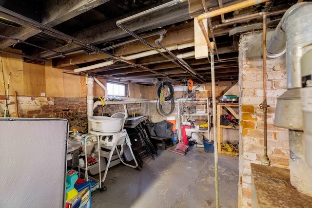 a view of storage and utility room