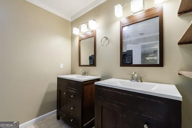 a view of balcony with wooden floor and fence