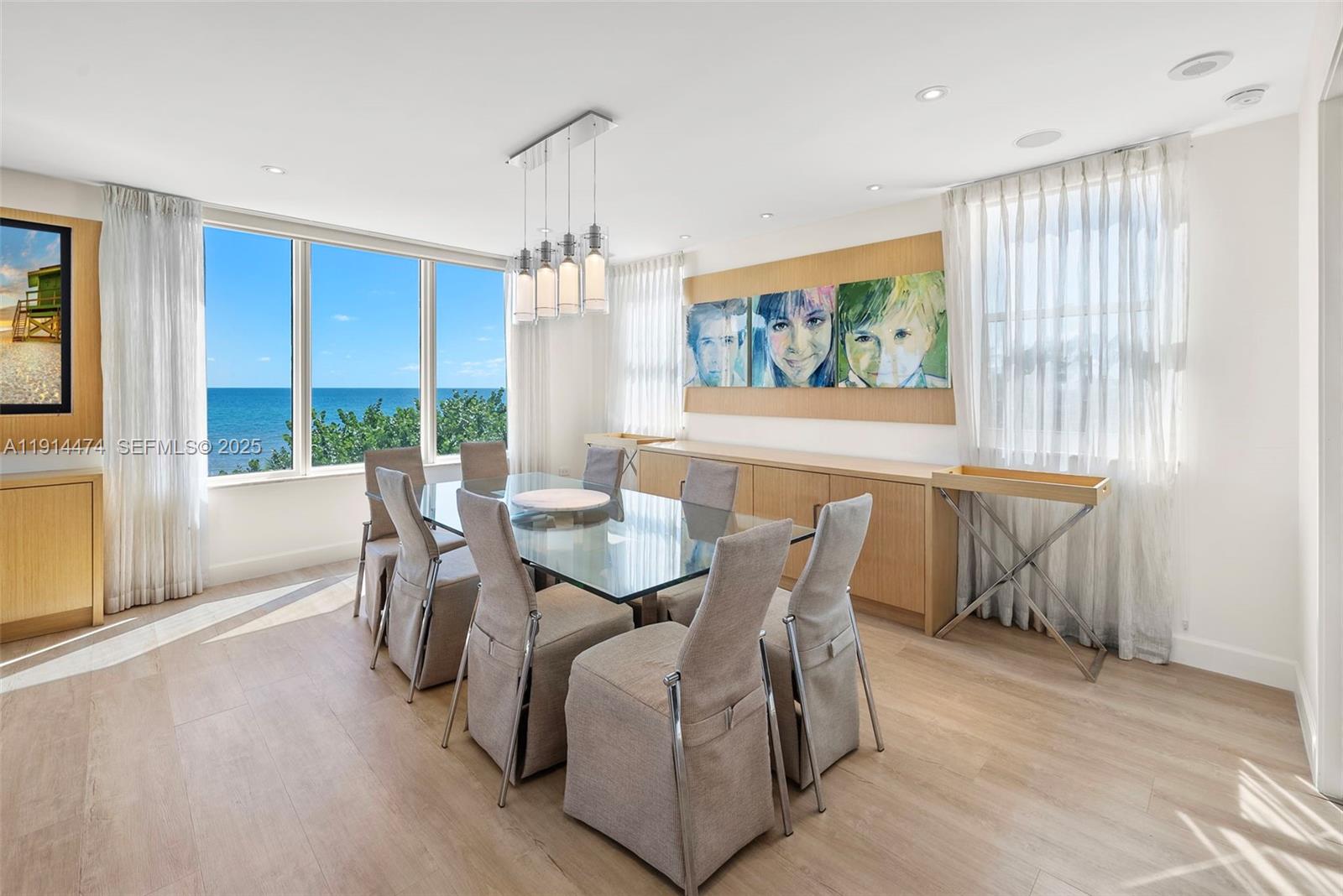 200 Ocean Ln Drive, Unit 501 Key Biscayne, FL 33149 - Photo 12 of 71 a view of a dining room with furniture window and outside view
