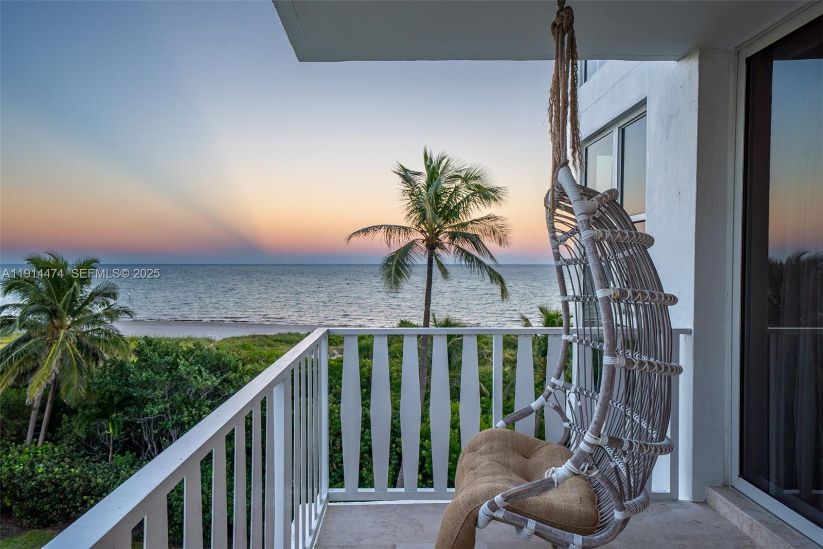 200 Ocean Ln Drive, Unit 501 Key Biscayne, FL 33149 - Photo 58 of 71 a view of balcony with wooden floor