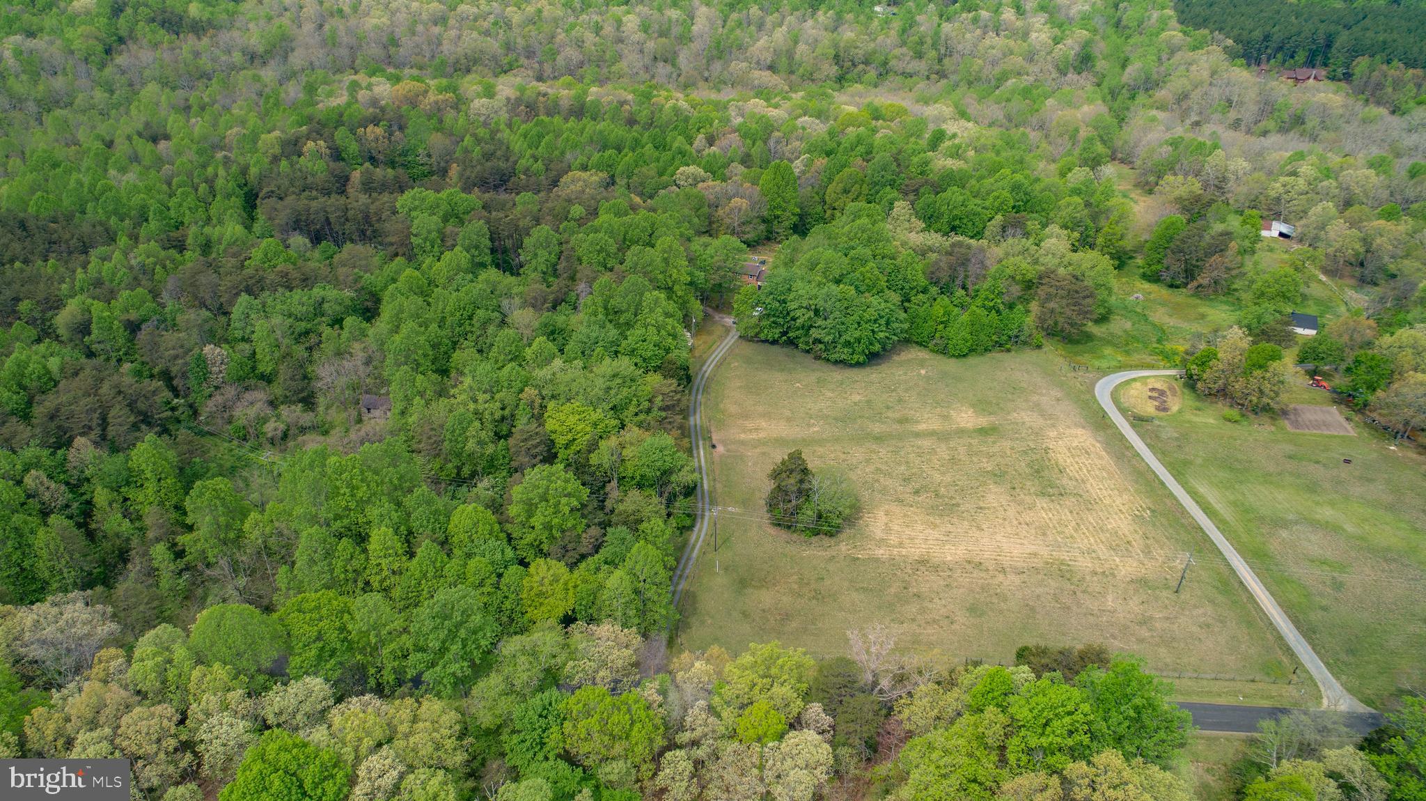 13520 Sillamon Road Goldvein, VA 22720 - Photo 13 of 22 Aerial photo of property front pasture.