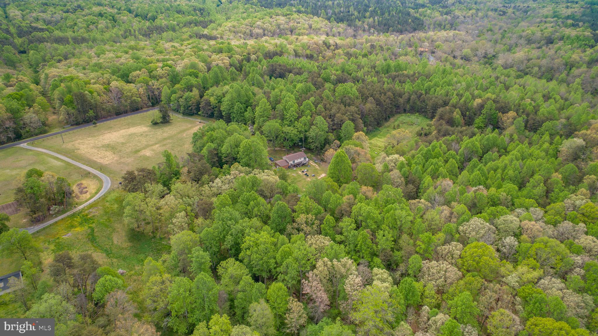 13520 Sillamon Road Goldvein, VA 22720 - Photo 15 of 22 Aerial view of rear of home...