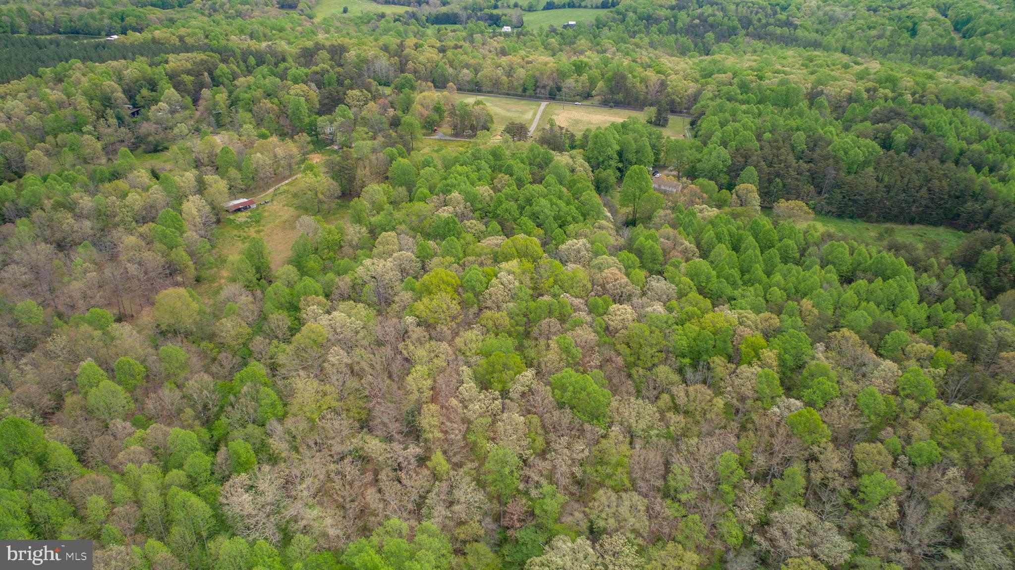 13520 Sillamon Road Goldvein, VA 22720 - Photo 17 of 22 Aerial view.. rear of property near Deep Run Creek