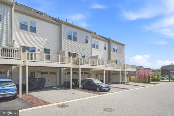 a front view of a building