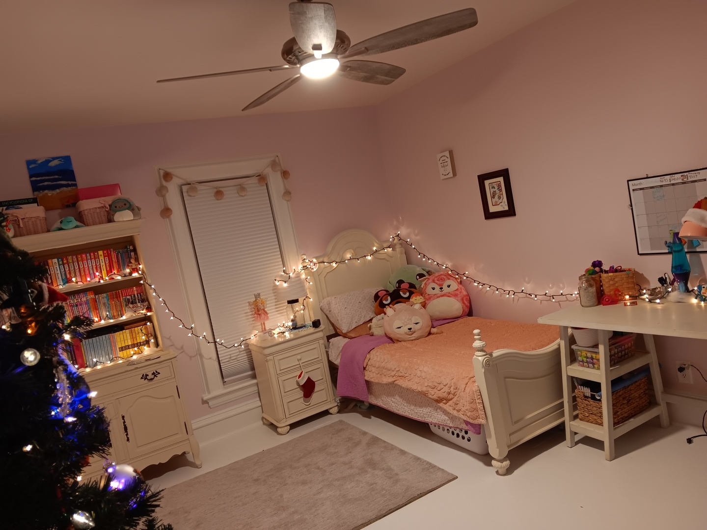 509 South Madison Street Morrison, IL 61270 - Photo 11 of 43 a bedroom with a bed and a chandelier