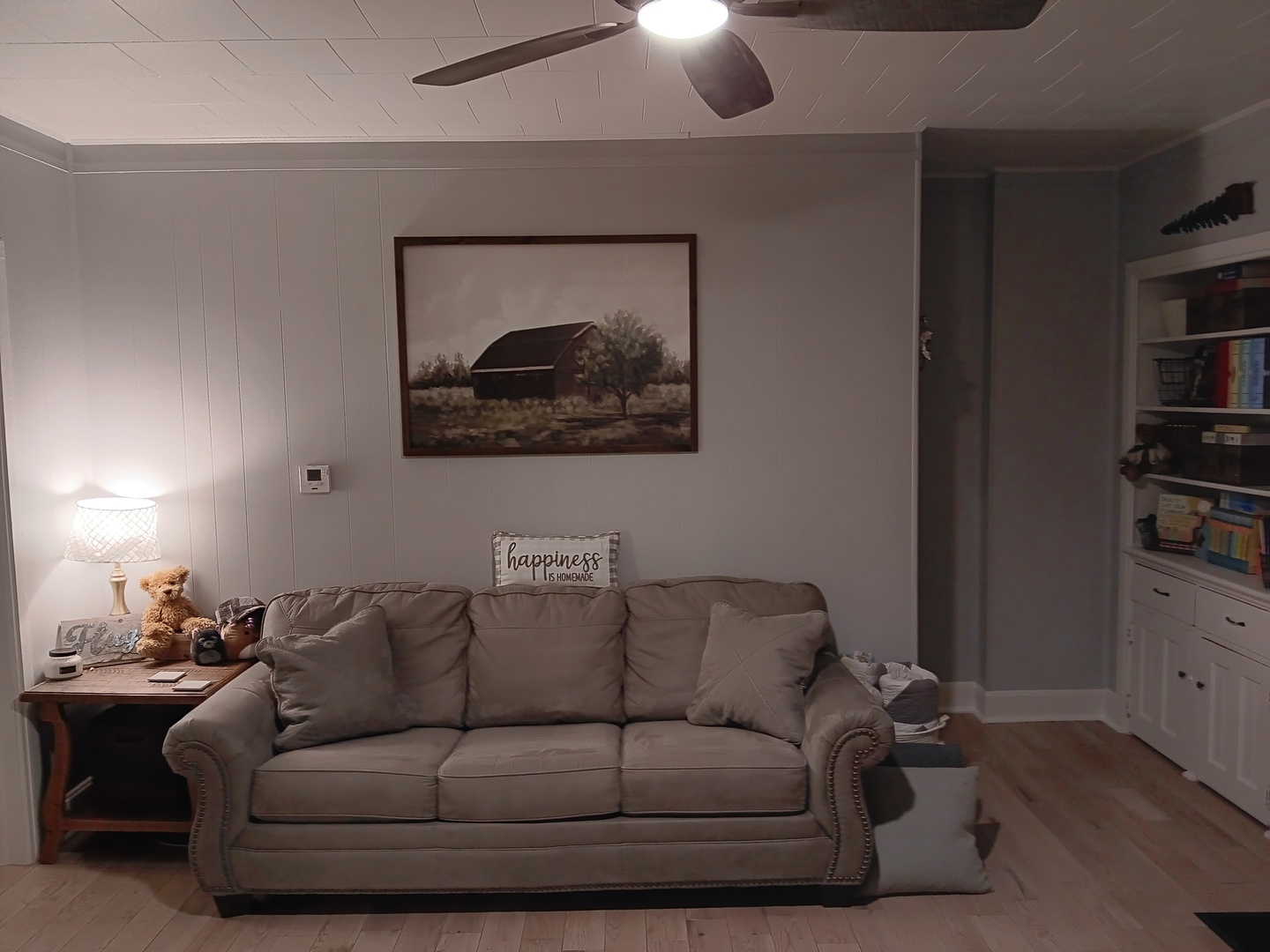509 South Madison Street Morrison, IL 61270 - Photo 33 of 43 a living room with furniture and a lamp