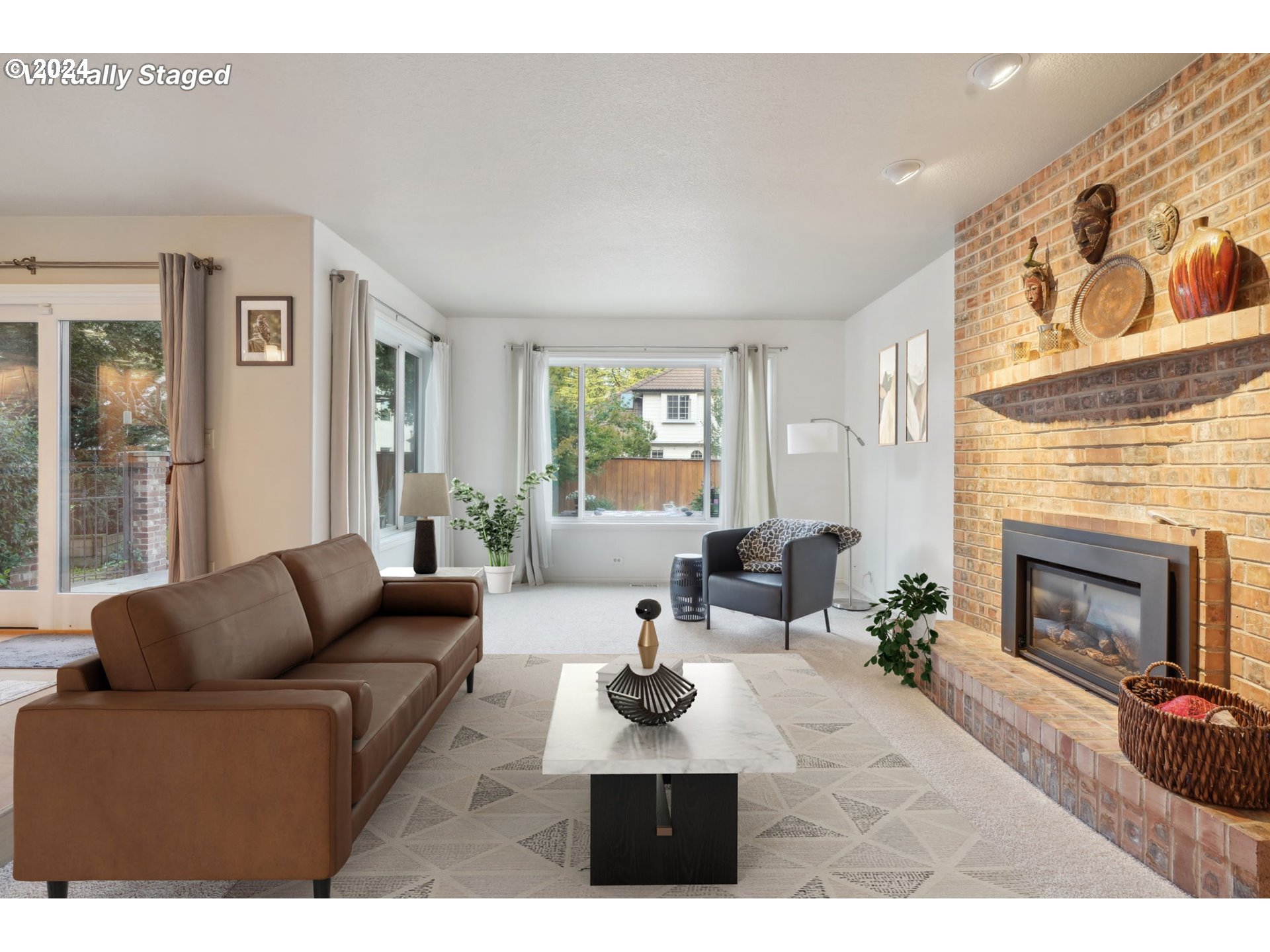 8121 Northeast 71st Loop Vancouver, WA 98662 - Photo 15 of 44 a living room with furniture a fireplace with wooden floor