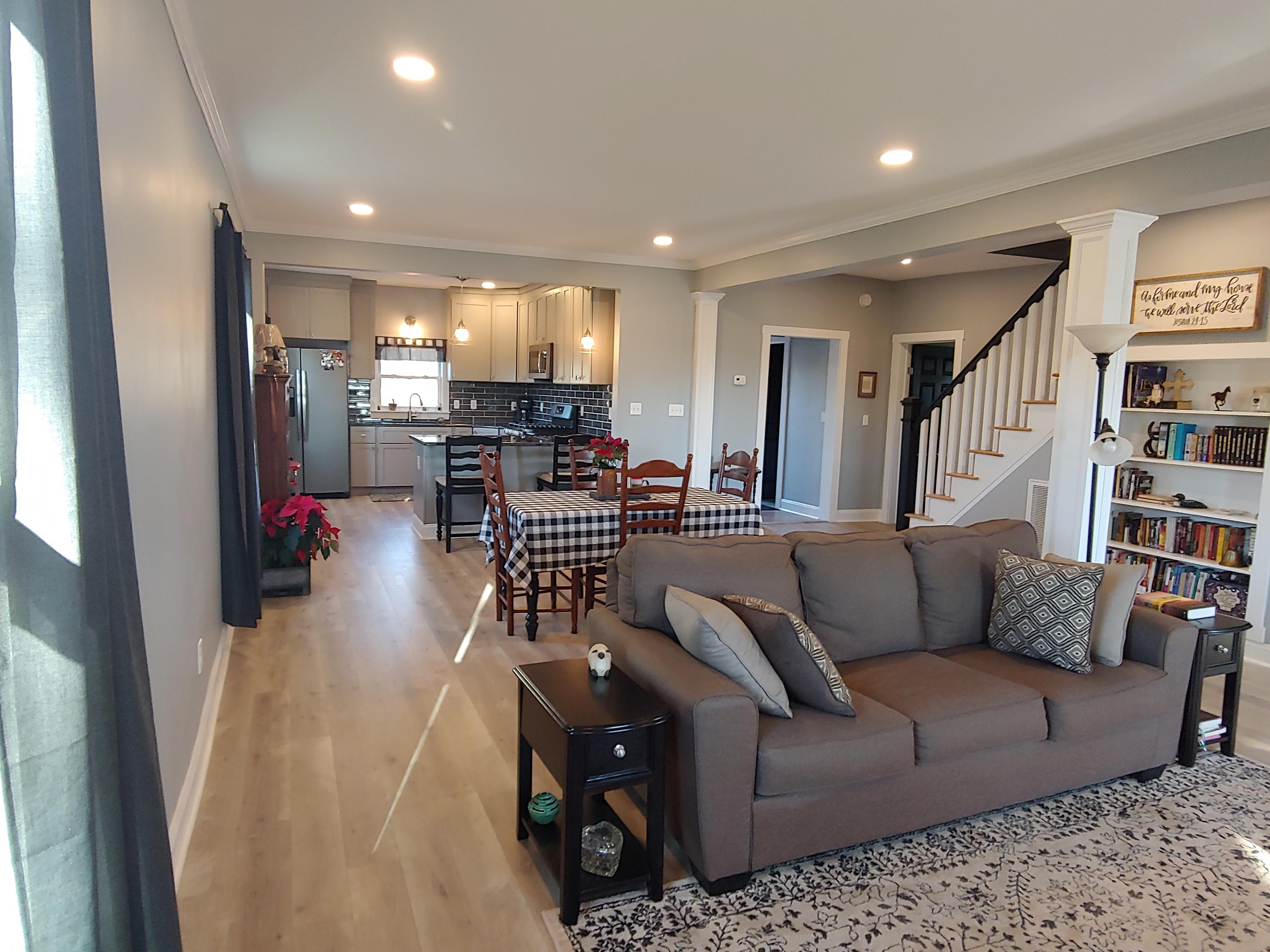1016 Lacks Town Road Clover, VA 24534 - Photo 2 of 30 a living room with furniture and a wooden floor