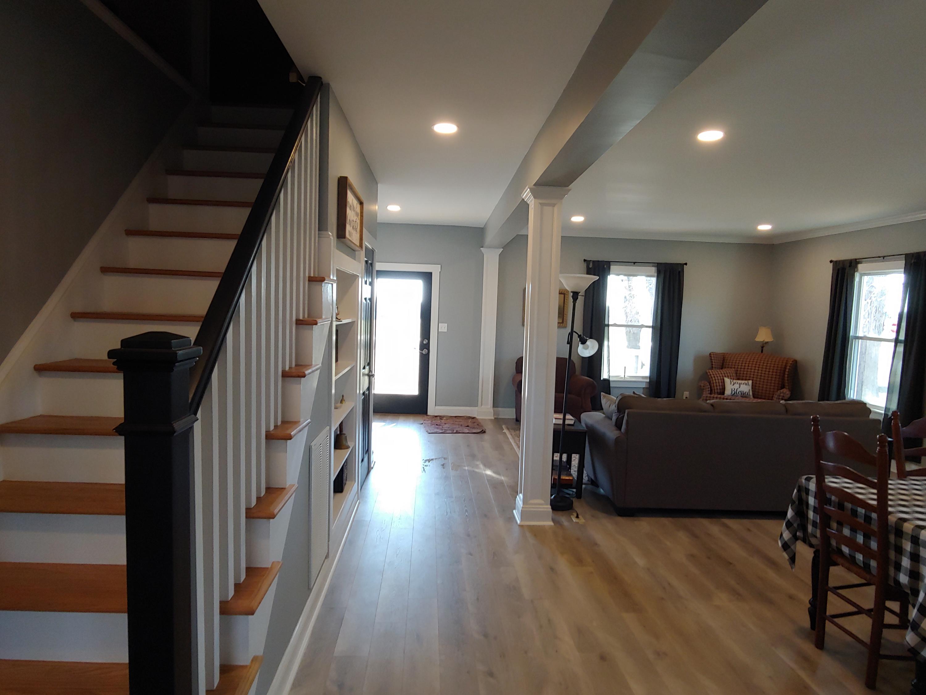 1016 Lacks Town Road Clover, VA 24534 - Photo 24 of 30 a living room with furniture and wooden floors