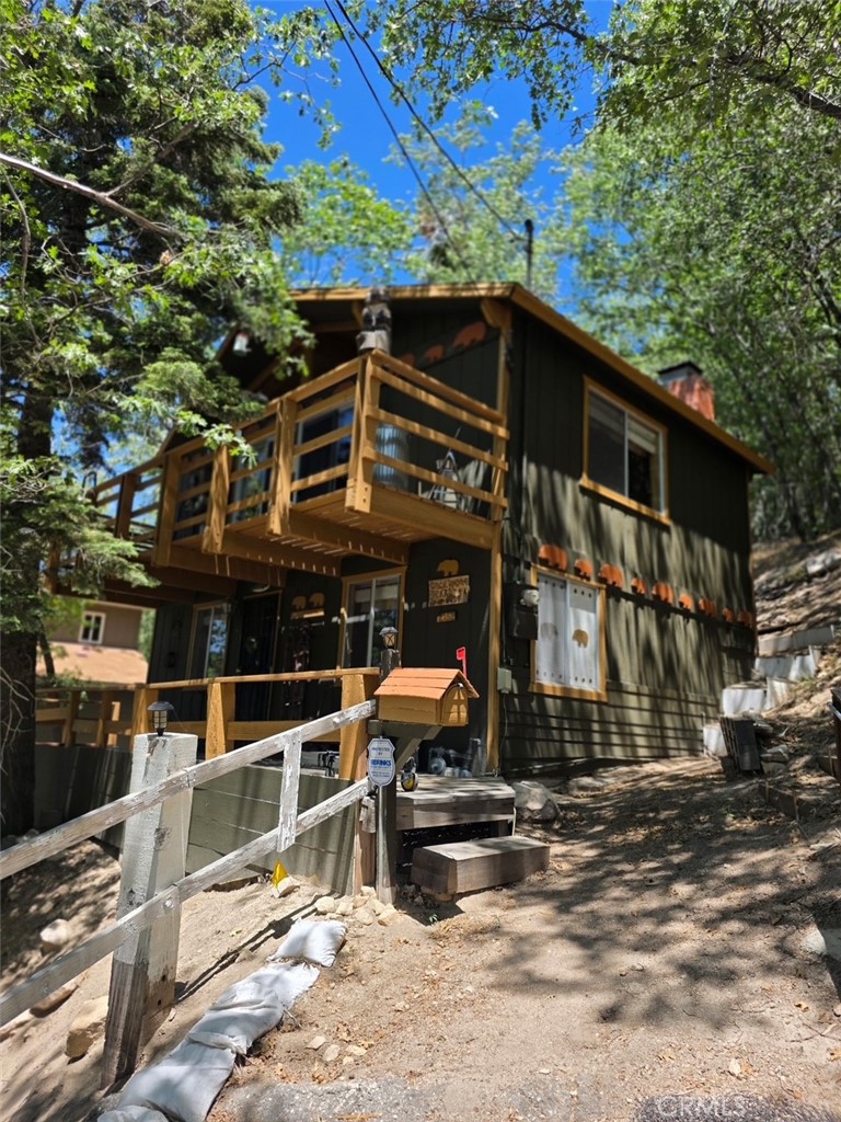 2151 Tank Road Running Springs, CA 92382 - Photo 2 of 29 a front view of a house
