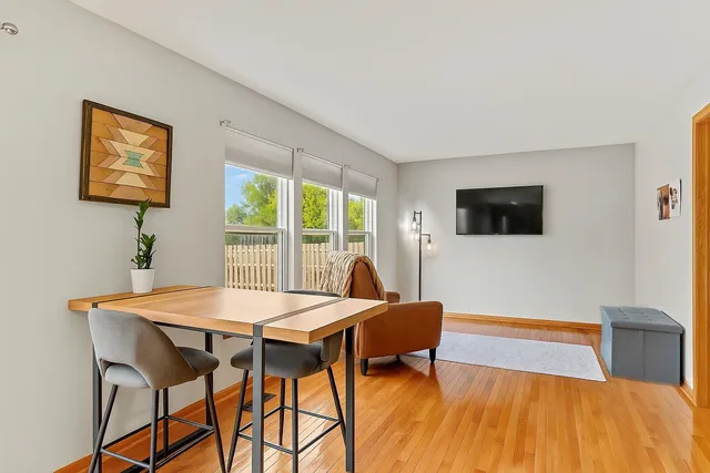 a kitchen with stainless steel appliances granite countertop a refrigerator sink and cabinets