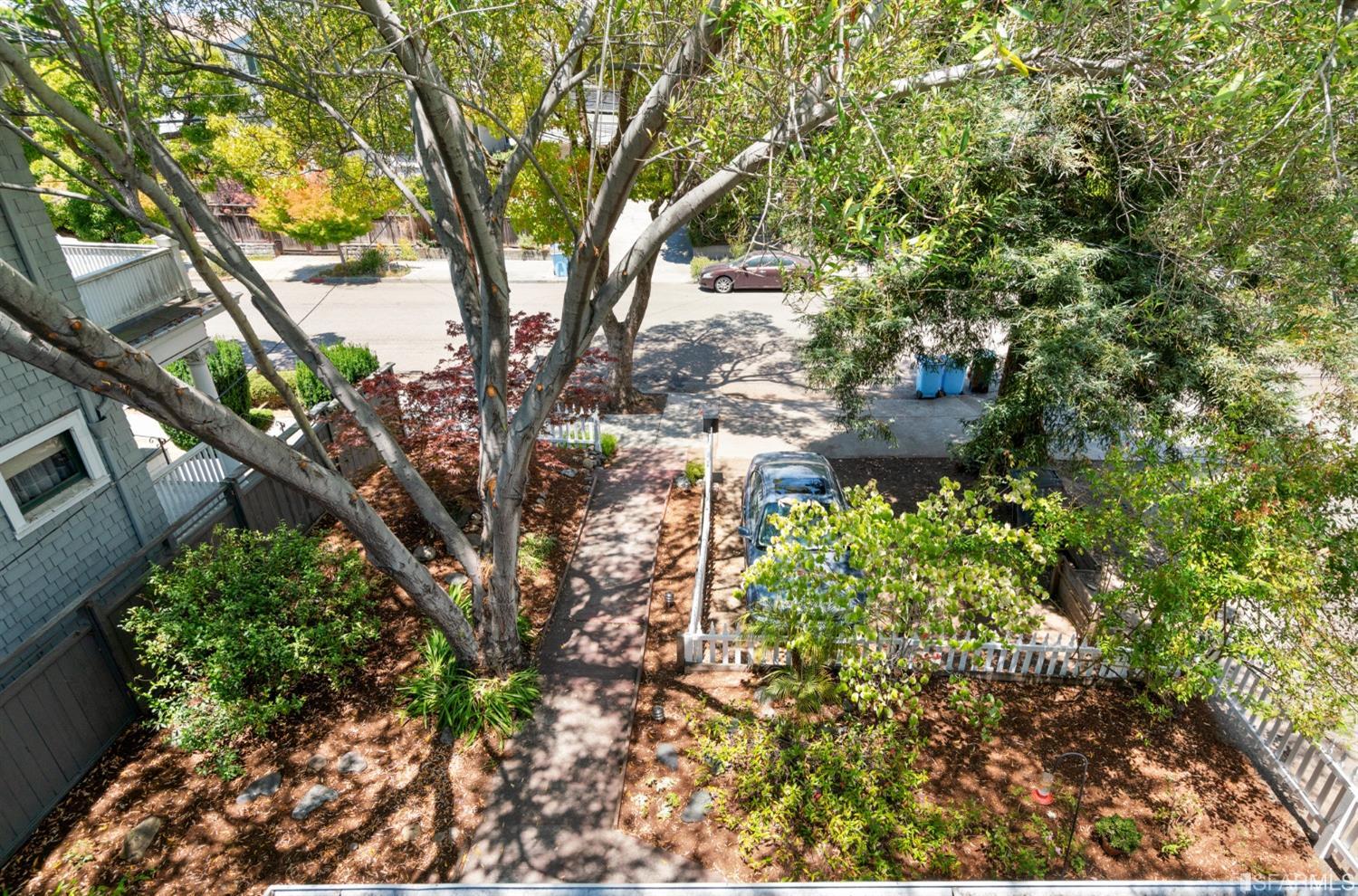 1934 Stuart Street Berkeley, CA 94703 - Photo 43 of 56 a backyard of a house with lots of green space