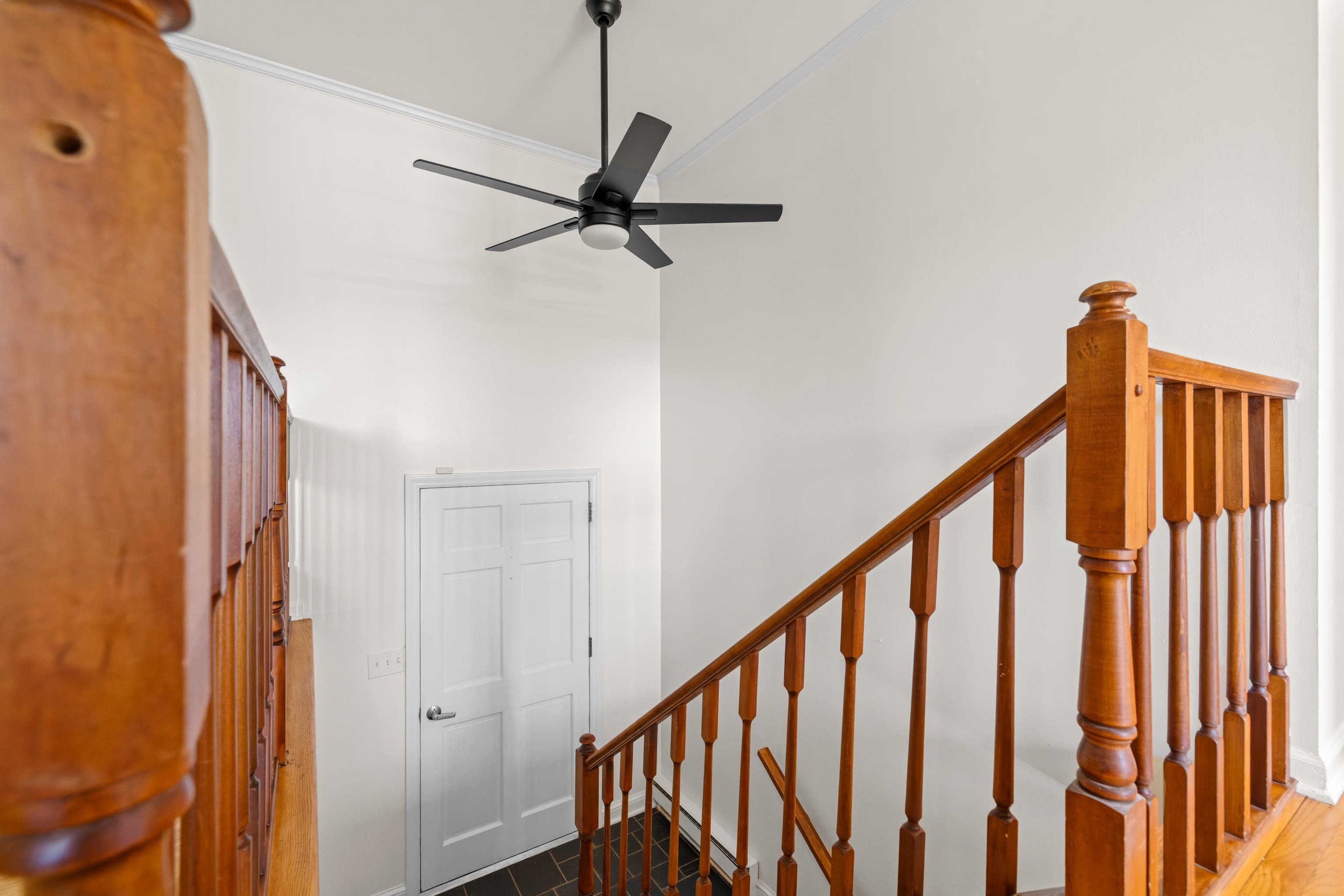 1569 Massanetta Springs Road Harrisonburg, VA 22801 - Photo 35 of 75 a view of staircase with railing and white walls