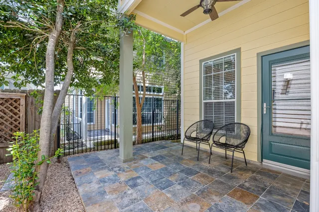 a front view of a house with porch