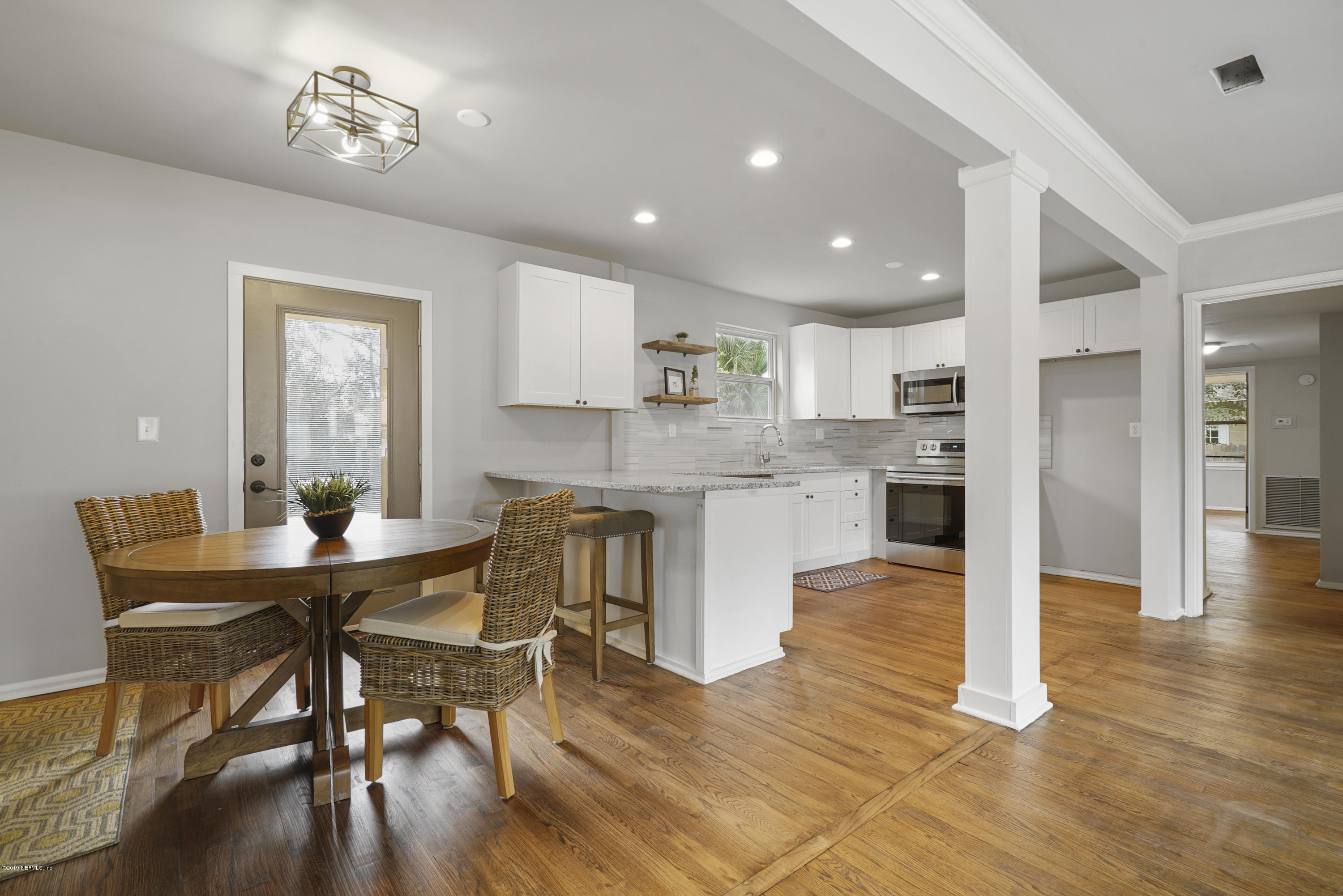 1814 Mayfair Road Jacksonville, FL 32207 - Photo 4 of 18 a view of kitchen with cabinets and wooden floor