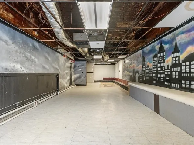 a view of storage and utility room