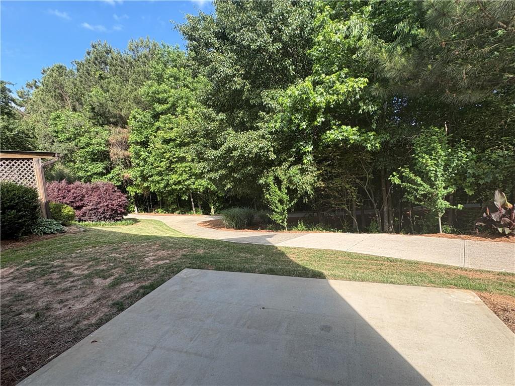 5934 Watersdown Way Flowery Branch, GA 30542 - Photo 18 of 28 a view of a yard with plants and trees