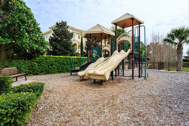 a view of outdoor space with seating