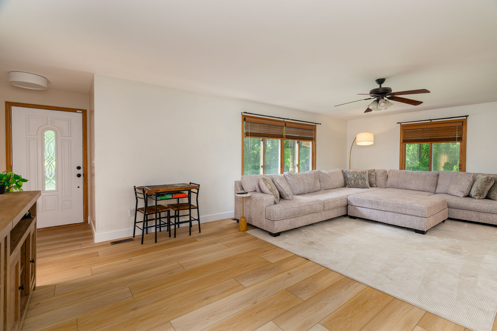 19 Pump Station Road Makanda, IL 62958 - Photo 5 of 36 a living room with furniture and a wooden floor
