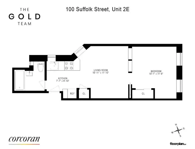 $499,995 | 100 Suffolk Street, Unit 2ELOFT | Lower East Side