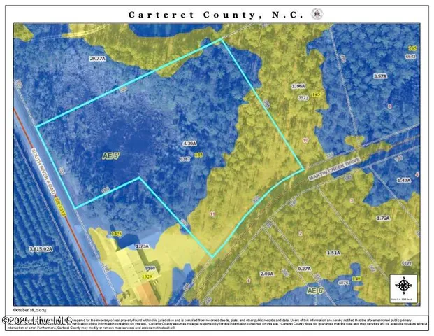 $65,000 | 135 Martin Creek Drive, Beaufort, NC 28516