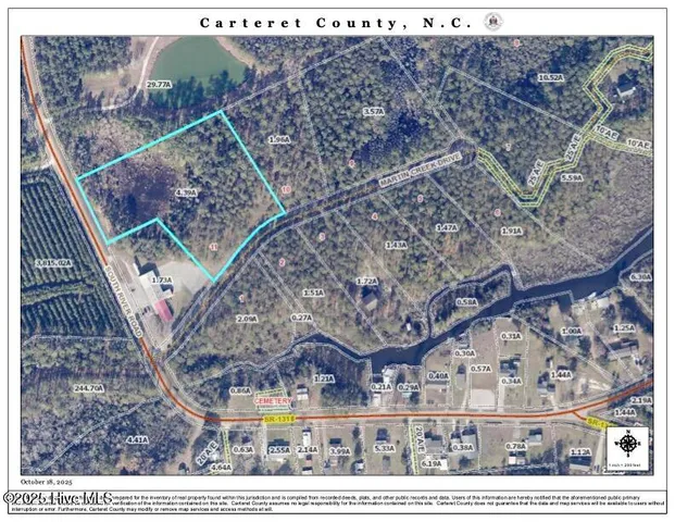 $65,000 | 135 Martin Creek Drive, Beaufort, NC 28516