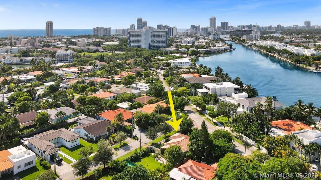 1301 South Biscayne Point Road Miami Beach, FL 33141 - Photo 28 of 45 an aerial view of a city with lake view