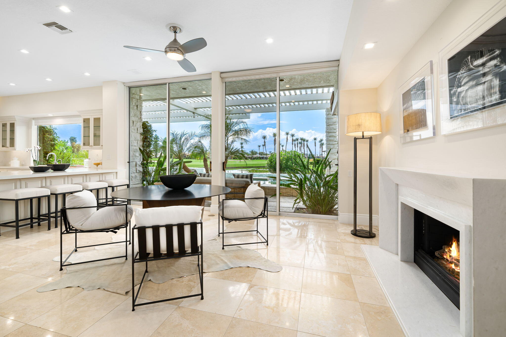 50 Fincher Way Rancho Mirage, CA 92270 - Photo 19 of 63 Kitchen eating areas with views