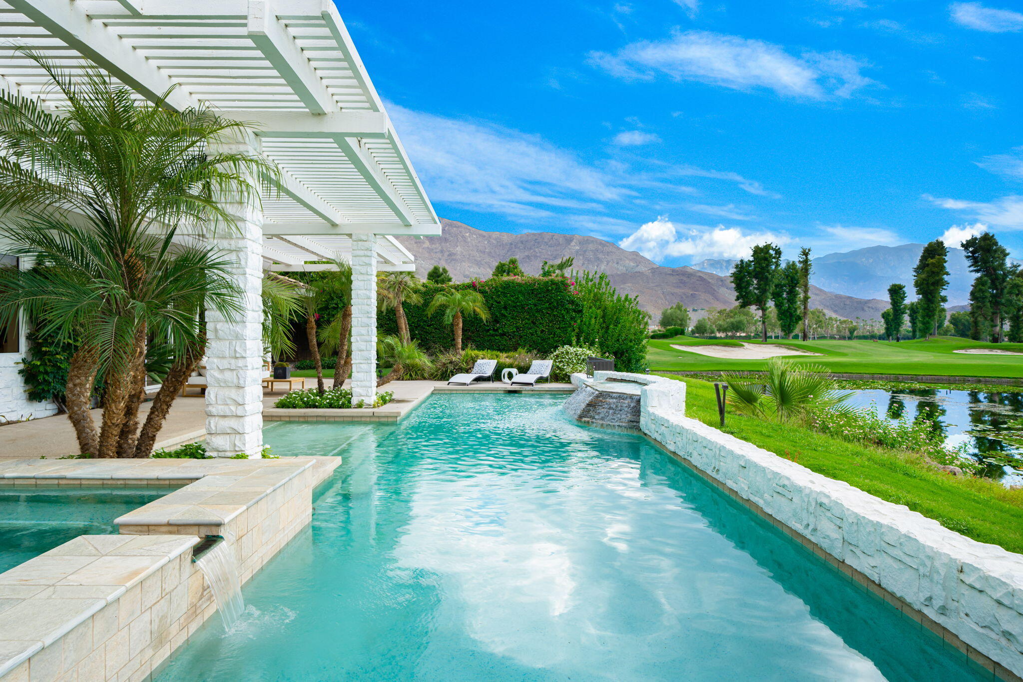 50 Fincher Way Rancho Mirage, CA 92270 - Photo 29 of 63 Private spa & pool with views